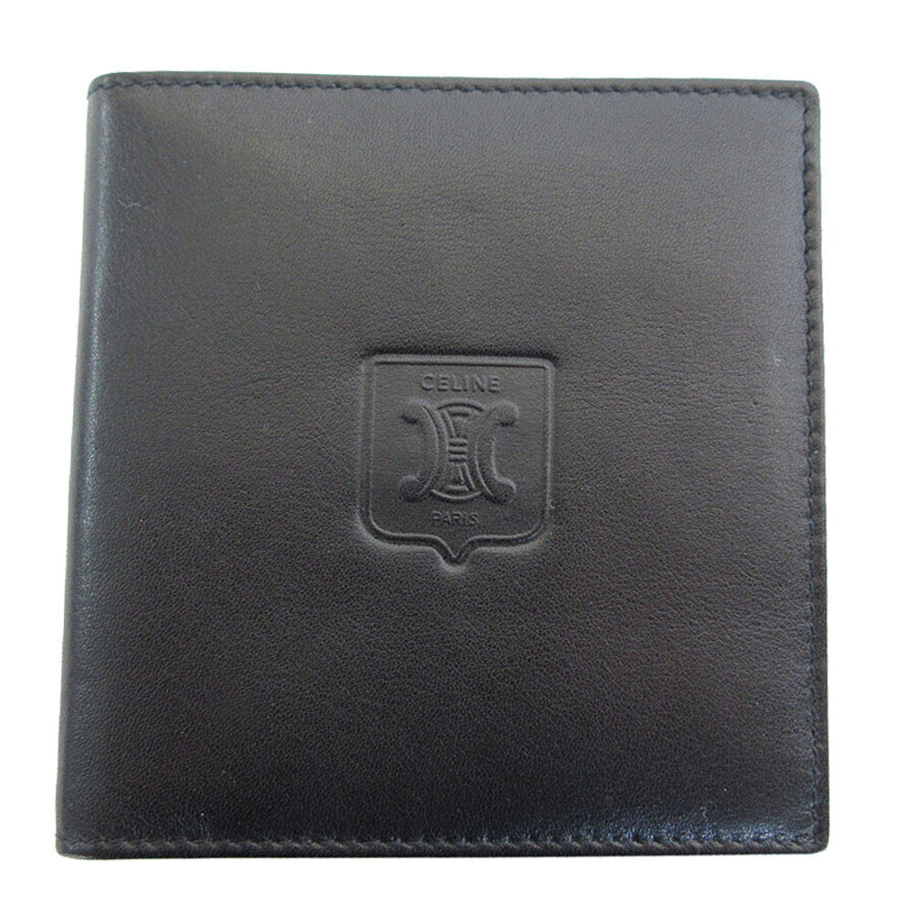 Celine bi black wallet fold leather - Picture 2 of 5
